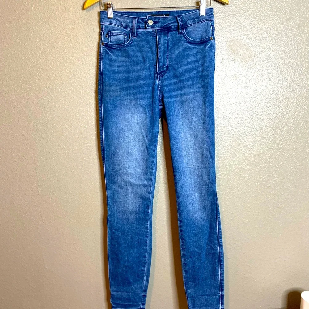 Judy Blue Skinny Jeans Classic Blue Size 5/27 - Picture 2 of 6